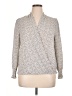 Adrianna Papell 100% Polyester Ivory Long Sleeve Blouse Size XL - photo 1