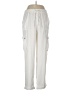 Silver Wishes 100% Polyester White Cargo Pants Size 12 - photo 1