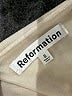 Reformation Solid Ivory Cocktail Dress Size S - photo 4