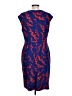 Escada Graphic Blue Cocktail Dress Size EU 42 / US 12 - photo 2