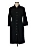 Express 100% Polyester Solid Black Casual Dress Size 9 - 10 - photo 1