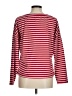 Ann Taylor LOFT 100% Cotton Stripes Red Long Sleeve Top Size M - photo 2