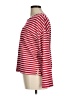 Ann Taylor LOFT 100% Cotton Stripes Red Long Sleeve Top Size M - photo 5