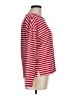 Ann Taylor LOFT 100% Cotton Stripes Red Long Sleeve Top Size M - photo 4