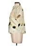 Piazza Sempione Print Yellow Short Sleeve Blouse Size EU (IT) 48 / US 12 - photo 5