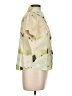 Piazza Sempione Print Yellow Short Sleeve Blouse Size EU (IT) 48 / US 12 - photo 4