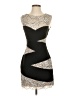 BCBGMAXAZRIA Graphic Black Cocktail Dress Size 0 - photo 1