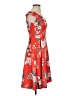 Boohoo 100% Polyester Floral Red Cocktail Dress Size 4 - photo 4
