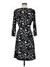 Chaus Print Black Casual Dress Size M - photo 2