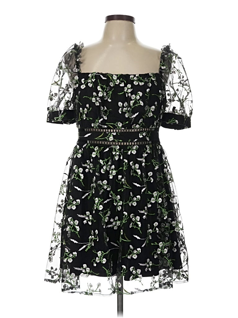 Pre-owned Lulus Cocktail Dress In Black