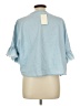 La Miel Blue 3/4 Sleeve Blouse Size L - photo 2