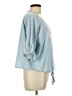 La Miel Blue 3/4 Sleeve Blouse Size L - photo 4