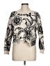 See and Be Seen Floral Ivory Pullover Sweater Size L - photo 1