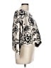 See and Be Seen Floral Ivory Pullover Sweater Size L - photo 4