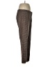 The Limited Houndstooth Brown Casual Pants Size 8 - photo 4