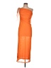 Melani Orange Cocktail Dress Size L - photo 1