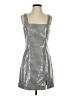 WAYF Checkered-gingham Gray Casual Dress Size S - photo 1