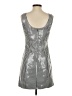WAYF Checkered-gingham Gray Casual Dress Size S - photo 2