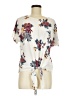 Unbranded Ivory Short Sleeve Blouse Size M - photo 1