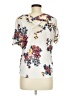 Unbranded Ivory Short Sleeve Blouse Size M - photo 2