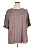 Assorted Brands Tweed Brown Short Sleeve T-Shirt Size XL - photo 1