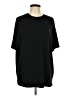 Pinspark Solid Black Short Sleeve T-Shirt Size L - photo 1