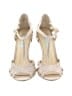 Betsey Johnson Ivory Gold Heels Size 7 - photo 2