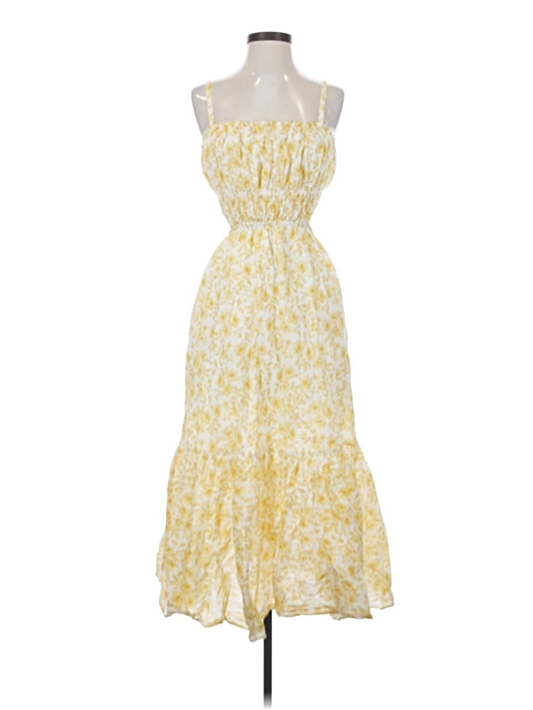 Pre-owned Intermix Casual Dress In Yellow