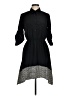 BCX 100% Polyester Black 3/4 Sleeve Top Size M - photo 1