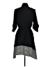 BCX 100% Polyester Black 3/4 Sleeve Top Size M - photo 2
