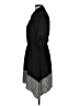 BCX 100% Polyester Black 3/4 Sleeve Top Size M - photo 5