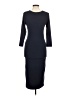 Yelete Solid Black Casual Dress Size M - photo 2