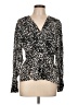 The Kooples Animal Print Black Long Sleeve Blouse Size Lg (3) - photo 1