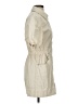 C/MEO Collective 100% Cotton Ivory Raincoat Size S - photo 4