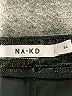 NA-KD 100% Polyurethane Metallic Silver Casual Pants Size 34 waist - photo 4