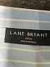 Lane Bryant 100% Lyocell Stripes Blue 3/4 Sleeve Button-Down Shirt Size 22 - 24 Plus - photo 7