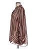 CAbi Stripes Brown Long Sleeve Blouse Size L - photo 5