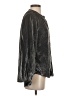 Pilcro Metallic Silver Long Sleeve Blouse Size S - photo 4