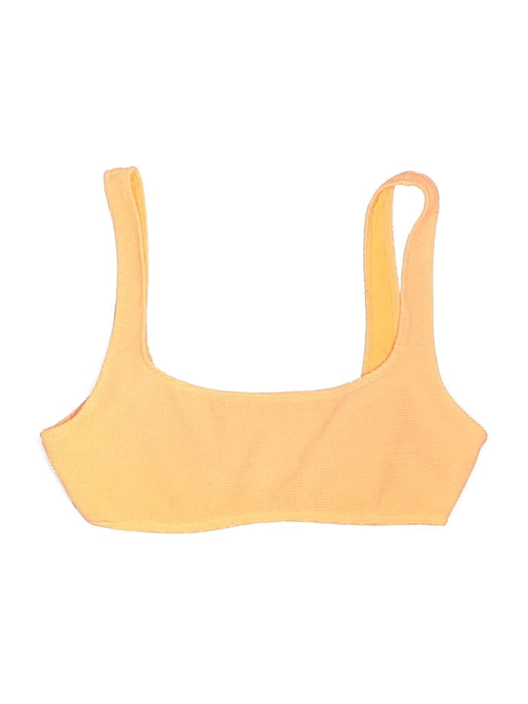 Pre-owned Aerie Swimsuit Top Yellow Swimwear