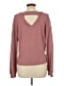 Peach Love Burgundy Pullover Sweater Size L - photo 2