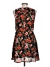 Nine Bird 100% Polyester Floral Black Casual Dress Size L - photo 2