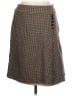 Talbots 100% Wool Houndstooth Brown Wool Skirt Size 10 - photo 1