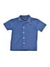 DKNY Blue Short Sleeve Button-Down Shirt Size 7 - photo 1