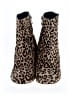Halogen Animal Print Brown Ankle Boots Size 8 - photo 2