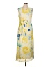 Max Studio Print Yellow Casual Dress Size L - photo 1