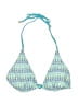 Helen Jon Chevron-herringbone Blue Swimsuit Top Size M - photo 1