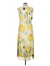 Max Studio Print Yellow Casual Dress Size L - photo 2