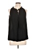Max Studio 100% Polyester Black Sleeveless Blouse Size L - photo 1