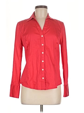 Calvin Klein 3/4 Sleeve Button-Down Shirt (view 1)