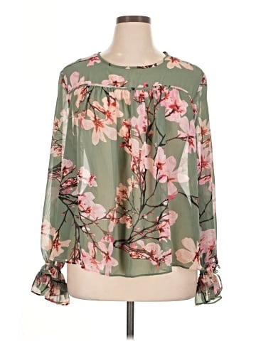 Eva Mendes by New York & Company Long Sleeve T-Shirt (view 1)